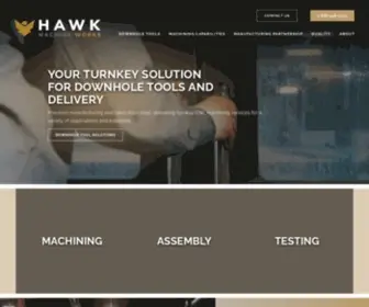 Hawkmachine.ca(Manufacturing & Supply Chain Solutions) Screenshot