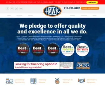 Hawkphac.com(Plumber Fort Worth) Screenshot