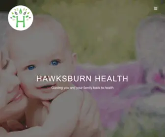 Hawksburnhealth.com.au(HAWKSBURN HEALTHGuiding you and your family back to health) Screenshot