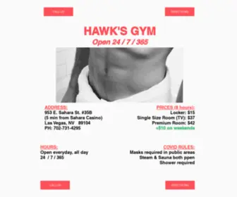 Hawksgym.com(Hawksgym) Screenshot