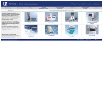 Hawksley.co.uk(Hawksley Medical and Laboratory Equipment) Screenshot