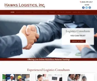 Hawkslogistics.com(Logistics Consultants) Screenshot