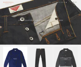 Hawksmill.com(Hawksmill Denim Co) Screenshot