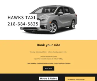 Hawkstaxi.com(Hawks Taxi Service) Screenshot