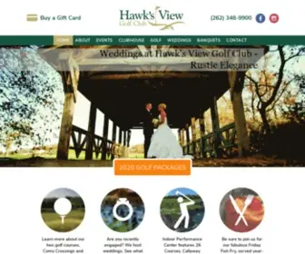 Hawksviewgolfclub.com(Hawk's View Golf Course & Country Club) Screenshot