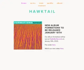 Hawktailmusic.com(H A W K T A I L) Screenshot