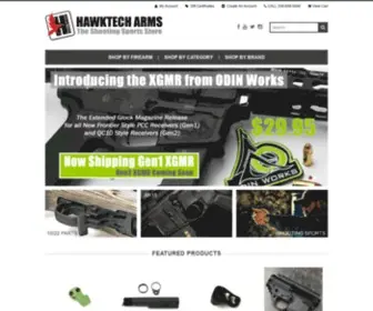 Hawktecharms.com(HawkTech Arms) Screenshot