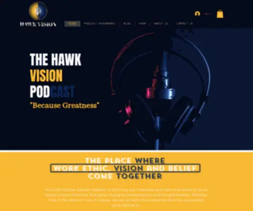 Hawkvisionpodcast.com(Hawk Vision Podcast) Screenshot