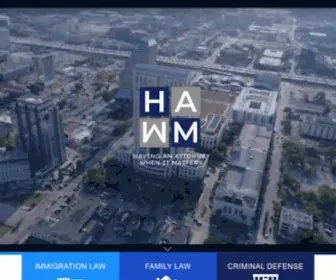 Hawmlaw.com(HAWM Law) Screenshot