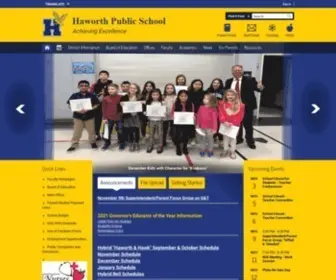 Haworth.org(Haworth Public School) Screenshot