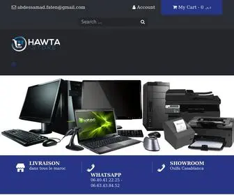 HawtaStore.com(Vente en ligne de matériel informatique au Maroc) Screenshot