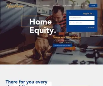 Hawthornbank.com(Business & Personal Banking) Screenshot