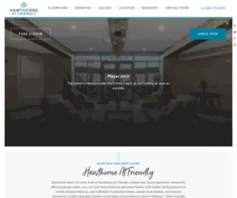 Hawthorneatfriendly.com(Hawthorne at Friendly Greensboro) Screenshot