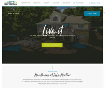 Hawthorneatlakeheather.com(Hawthorne at Lake Heather Birmingham) Screenshot