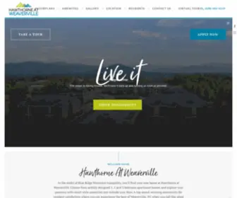 Hawthorneatweaverville.com(Hawthorne at Weaverville Apartments) Screenshot