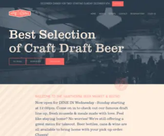 Hawthornebeermarket.com(Hawthorne Beer Market & Bistro) Screenshot