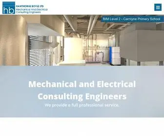 Hawthorneboyle.co.uk(Mechanical and Electrical Engineers) Screenshot