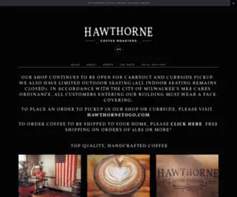 Hawthornecoffeeroasters.com(Hawthorne Coffee Roasters) Screenshot