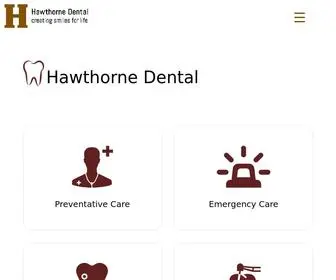 Hawthornedental.com.au(Dentist Hawthorne) Screenshot