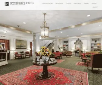 Hawthornehotel.com(The Hawthorne Hotel In Salem) Screenshot