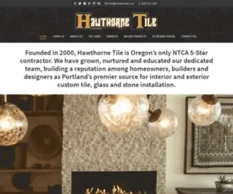 Hawthornetile.com(Portland Tile Installers) Screenshot