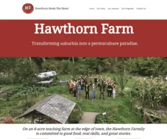 Hawthornfarm.org(Permaculture) Screenshot