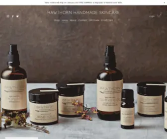 Hawthornhandmadeskincare.com(HAWTHORN HANDMADE SKINCARE) Screenshot