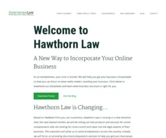 Hawthornlaw.net(Hawthorn Law) Screenshot