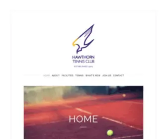 Hawthorntennisclub.com(Hawthorn Tennis Club) Screenshot