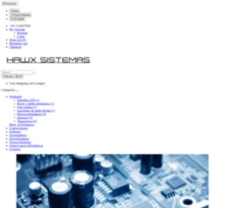 HawXsistemas.com(CMS ohne Datenbank) Screenshot