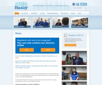 Haxbygroup.co.uk(Home) Screenshot