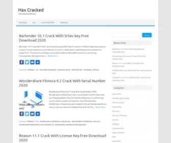 Haxcracked.com(Hax Cracked) Screenshot