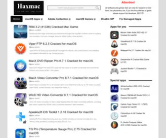 Haxmac.cc(Cracked Mac Apps Store) Screenshot