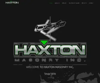 Haxtonmasonry.com(Haxton Masonry) Screenshot