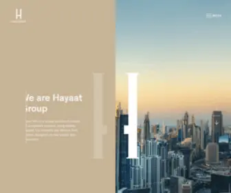 Hayaatgroup.com(We are Hayaat Group) Screenshot