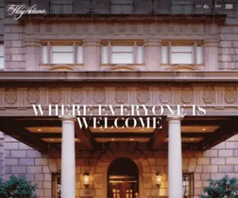 Hayadams.com(Luxury Hotels in Washington DC) Screenshot