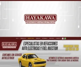 Hayakawa.com.mx(Refaccionaria) Screenshot