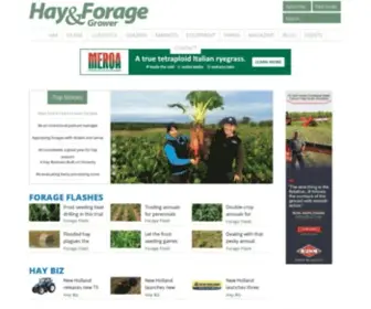 Hayandforage.com(Hay and Forage Grower Magazine) Screenshot