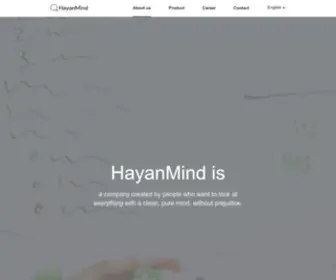 Hayanmind.com(HayanMind Inc) Screenshot