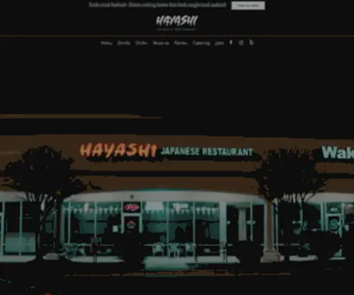 Hayashijapanesecuisine.com(Hayashi Japanese Restaurant) Screenshot