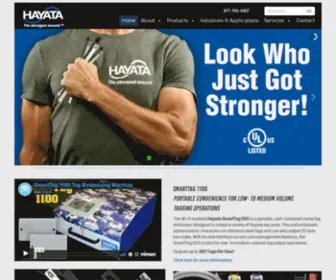 Hayata.com(Industrial Cable Ties) Screenshot