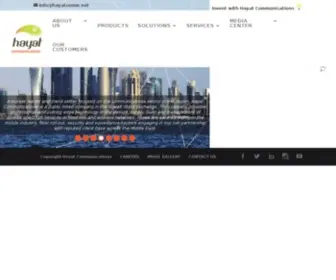 Hayatcomm.net(Hayat Communications) Screenshot