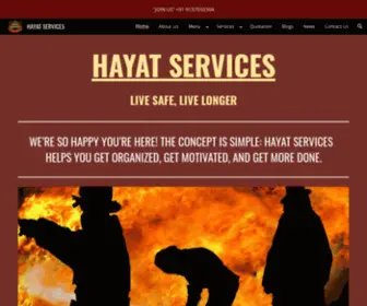 Hayatfire.com(Create an Ecommerce Website and Sell Online) Screenshot