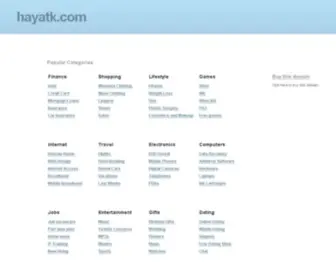 Hayatk.com(Hayatk) Screenshot