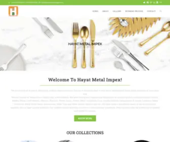 Hayatmetalimpex.com(Hayatmetalimpex) Screenshot