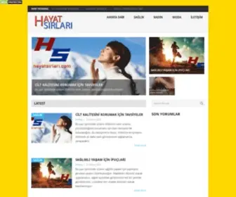 Hayatsirlari.com(Hayat Sırları) Screenshot