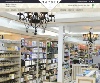 Hayattpharmacy.com(Healthcare) Screenshot