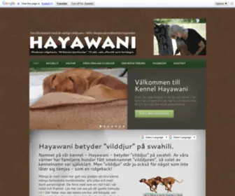 Hayawani.nu(Kennel Hayawani) Screenshot