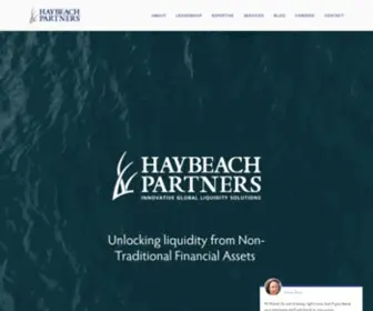 Haybeach.com(Haybeach Partners) Screenshot