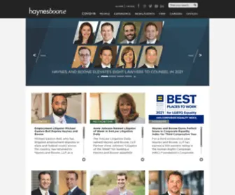 Hayboo.com(Haynes and Boone) Screenshot